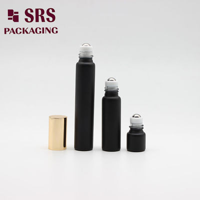 Αγορά Άδειο Μαύρο Ματ Γυάλινο Μπουκάλι Roll On 8ml Για Δείγμα Αρώματος διαδικτυακή κατασκευή