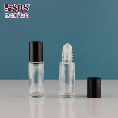 Αγορά 4ml 5ml 8ml 10ml Μαύρο Μονόχρωμο Γυάλινο Μπουκάλι Roll On με Βιδωτό Καπάκι και Μπάλα PP για Αρωματικό Έλαιο διαδικτυακή κατασκευή