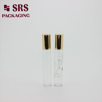 Αγορά SRS άδειο 8ml διαυγής γυαλί αρώματα σε μπουκάλι με χρυσό καπάκι αλουμινίου διαδικτυακή κατασκευή