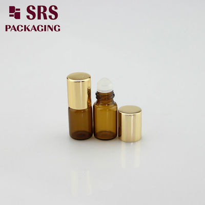 Αγορά SRS Empty 2ml κεχριμπαρένιο μίνι γυαλί αρώματος σε μπουκάλι με καπάκι αλουμινίου διαδικτυακή κατασκευή