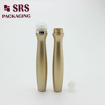 Αγορά SRS8447-15ML Χρυσό χρώμα μπουκάλι PETG 15ml Μεταλλική κρέμα ματιών με κυλίνδριο στο μπουκάλι διαδικτυακή κατασκευή