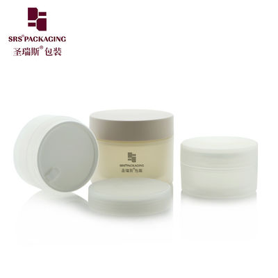 Αγορά SRSJK-100g 150g 200g 250g Λευκό Πλαστικό Οικολογικό Βάζο με Διπλό Τοίχωμα Παγωμένο Καλούπι Έγχυσης Δοχείο με Βιδωτό Καπάκι Για Κρέμα Βουτύρου Με Μεταξοτυπία διαδικτυακή κατασκευή