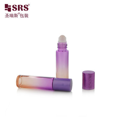 Αγορά BLPM-10ml Χαριτωμένα Μωβ Γυάλινα Μπουκάλια Roller Κυλινδρικά Στρογγυλά Φιαλίδια Διαμέτρου 21MM Με Αλουμινένιο Καπάκι Για Αρώματα & Έλαια διαδικτυακή κατασκευή