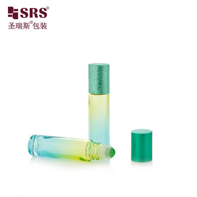 Αγορά BLPM-10ml Aqua Green Gradient Industrial Glass Φιαλίδιο Αρώματος Περιέκτη με Ρολάρι για Προσωπική Φροντίδα διαδικτυακή κατασκευή