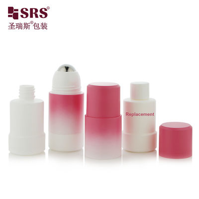 Αγορά RPPE (s) -50ml 75ml Επίστρωση κλίσεως 75ml ψεκασμό ροδάκινου ροζ λευκό λευκό επαναγερματίστη φιάλη αποσμητικού πηκτώματος με μεγάλη χάλυβα μεταλλική σφαιρική συσκευασία μπάλας διαδικτυακή κατασκευή