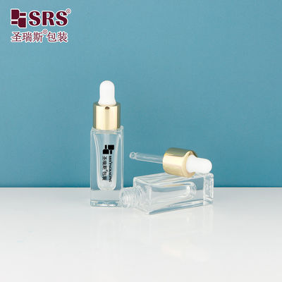 Αγορά D543-5ml 5ml-10ml Κενό Διαφανές Φιαλίδιο σταγονιδιωτή Δωρεάν δείγμα με χρυσό κολάρο Για χονδρική αγορά διαδικτυακή κατασκευή