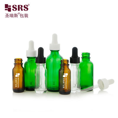 Αγορά Hot Selling 15ml 30ml 60ml Green Amber Transparent Glass Dropper Bottle διαδικτυακή κατασκευή