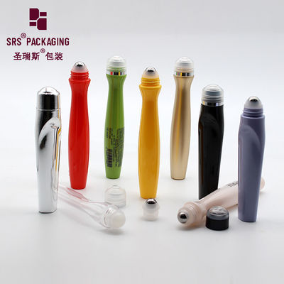 SRS8447-15ML Ματ Μαύρο PETG Μπουκάλι Roll On Προσαρμοσμένο για Ορό Ματιών