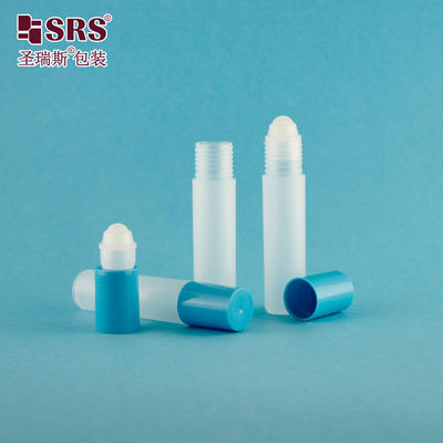 Λείο φινίρισμα πλαστικό μπουκάλι Roll On 10ml σε διάφορα χρώματα με καπάκι Roll On για αιθέριο έλαιο και άρωμα