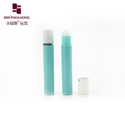 15 ml Λευκό πλαστικό ρολό στο μπουκάλι για αιθέρια έλαια αρώματος με βίδα στο καπάκι