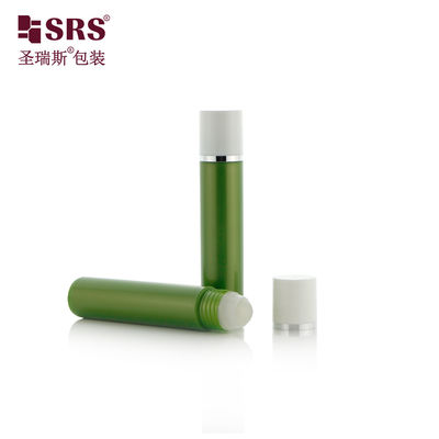 RPP(P)-35ml Απολυμαντικό Μπουκάλι Roller Ball Σκούρο Πράσινο με Λευκό Καπάκι