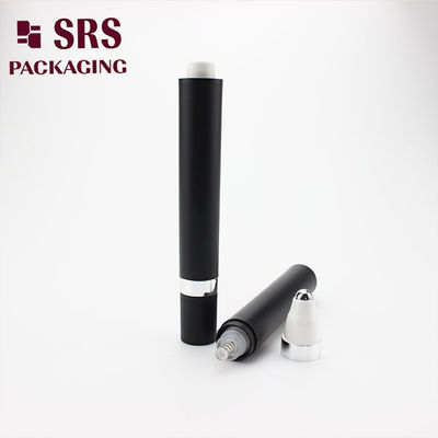 SRS 15ml Κρέμα ματιών ματ μαύρο Airless Roller Bottle Pressed Roll On Bottle