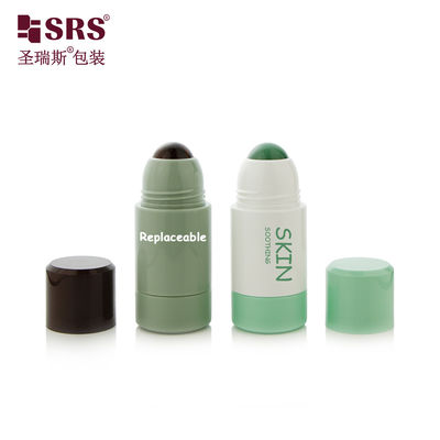 RPPE 50ml Οικολογικό Δοχείο Roll On Πρωτογενής Συσκευασία για την Περιεκτικότητα Υγρής Φόρμουλας Αποσμητικού με Μπάλες από Πολύτιμους Λίθους