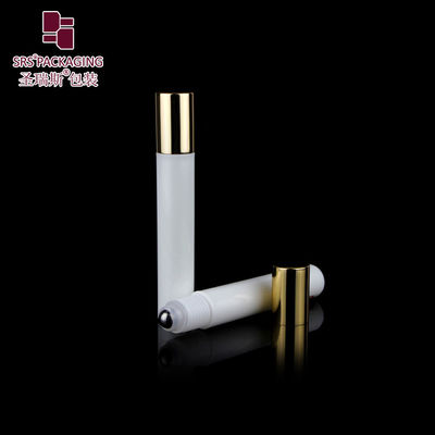 15 ml Steel Ball Roll On Bottle με αλουμινένιο κάλυμμα και προσαρμόσιμη τεχνολογία ένεσης PP χρώματος