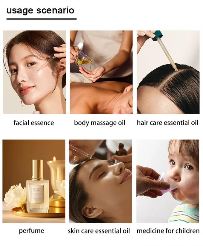 D1877-10ml Προσαρμοσμένο Χρώμα και Επιλογές Επωνυμίας Άδειο Μπουκάλι με Σταγονόμετρο με Γυαλιστερό Χρυσό Ώμο Λευκό Κεφαλή Σιλικόνης για Μαζικές Παραγγελίες για Συσκευασία Ορού 1